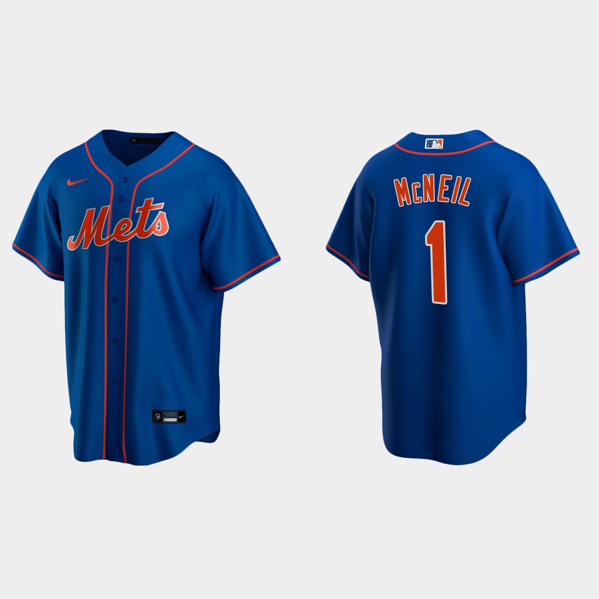 Youth New York Mets #1 Jeff McNeil Nike Royal Alternate Jersey