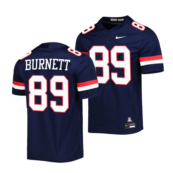 Mens Youth Arizona Wildcats #89 Keyan Burnett Nike 2022 College Football Game Jersey Navy
