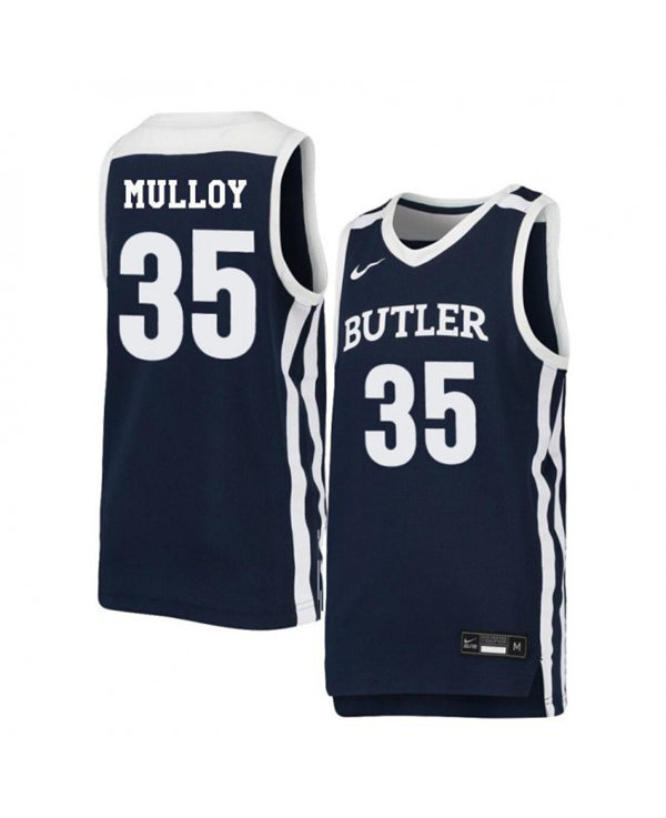 Mens Youth Butler Bulldogs #35 John-Michael Mulloy Nike Navy College Basketball Game Jersey