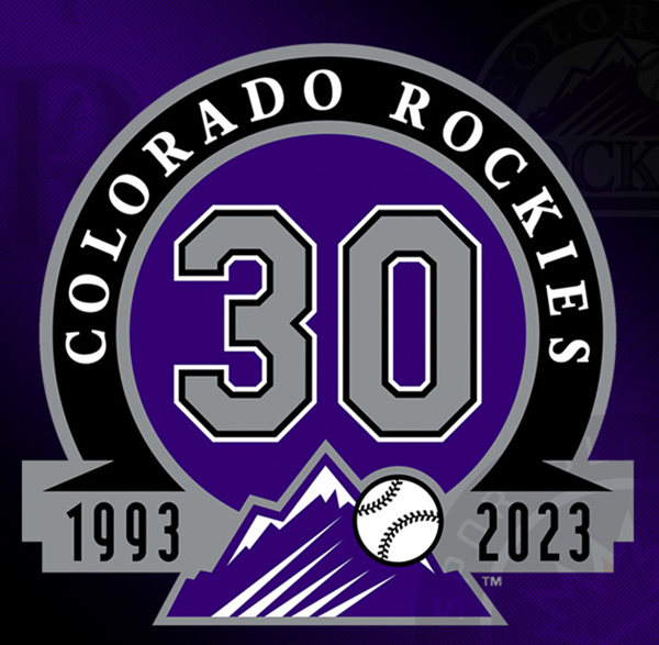 Colorado Rockies 2023 30Th Anniversary Jersey Patch