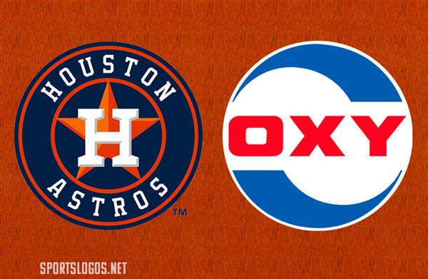 Houston Astros OXY Advertisement Patch