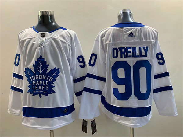 Mens Toronto Maple Leafs #90 Ryan O'Reilly Away White Player Jersey