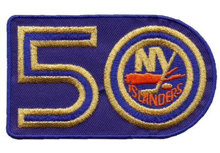 New York Islanders 2022-23 50th Anniversary Jersey Patch