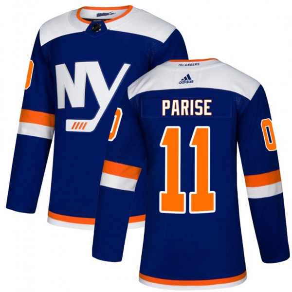 Mens New York Islanders #11 Zach Parise adidas Blue Alternate Jersey