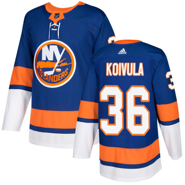 Mens New York Islanders #36 Otto Koivula adidas Home Blue Jersey