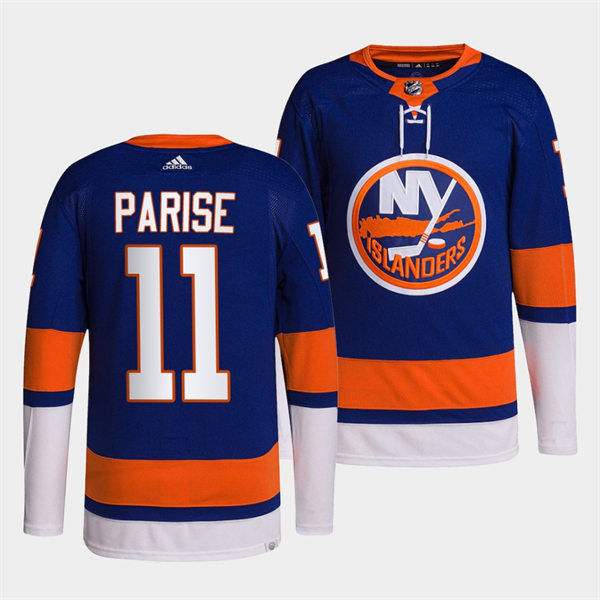 Mens New York Islanders #11 Zach Parise adidas Home Blue Jersey