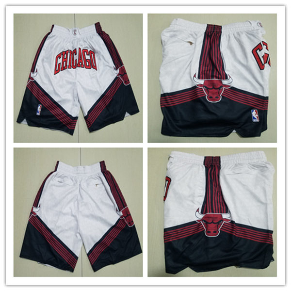 Men's Chicago Bulls White Nike 2022-23 City Edition Justdon Pockets Shorts