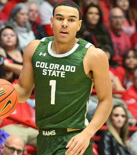 Mens Youth Colorado State Rams #1 John Tonje Green 2022-23 College Basketball Game Jersey