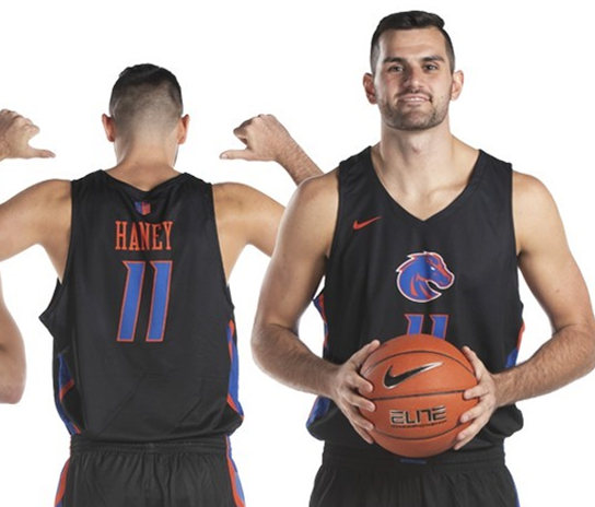 Mens Youth Boise State Broncos Custom 2018-19 Nike Basketball Jersey Black