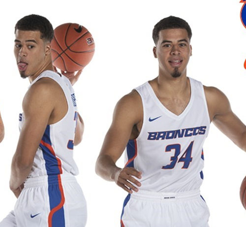 Mens Youth Boise State Broncos Custom 2018-19 Nike Basketball Jersey White