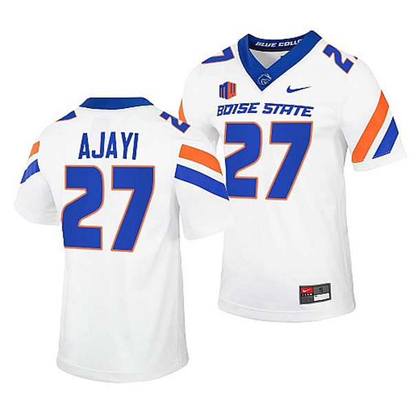Mens Youth Boise State Broncos #27 Jay Ajayi Nike White Football Game Jersey