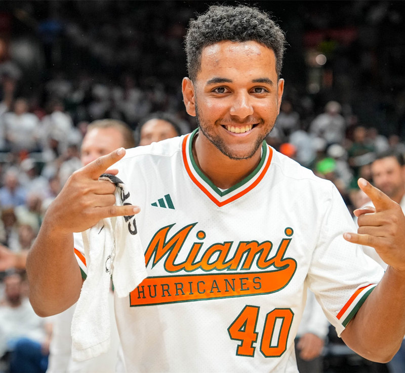 Mens Youth Miami Hurricanes Custom  Custom Adidas 2023 White Pullover Baseball Jersey