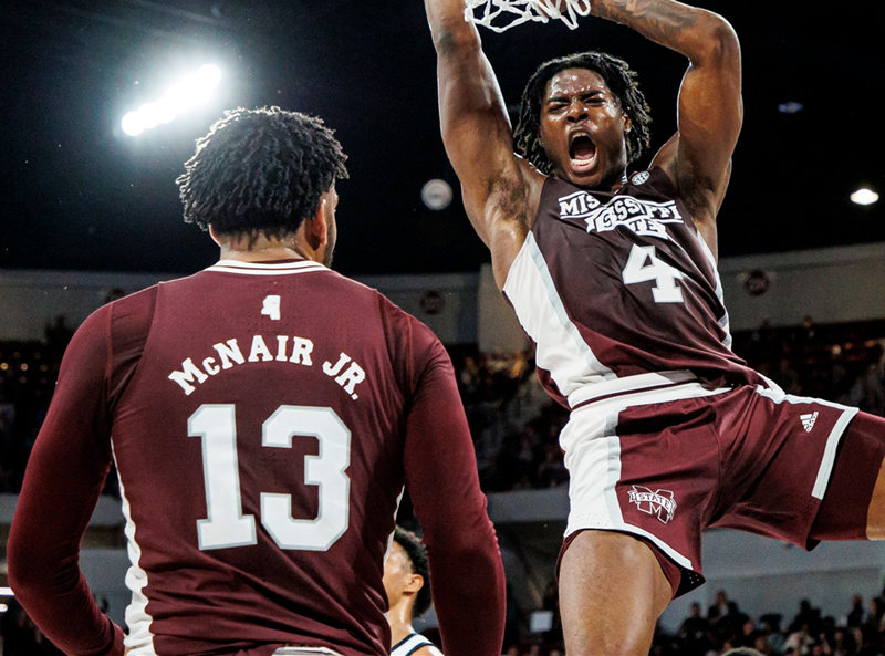 Mens Youth Mississippi State Bulldogs Custom Adidas 2023 Maroon Basketball Game Jersey