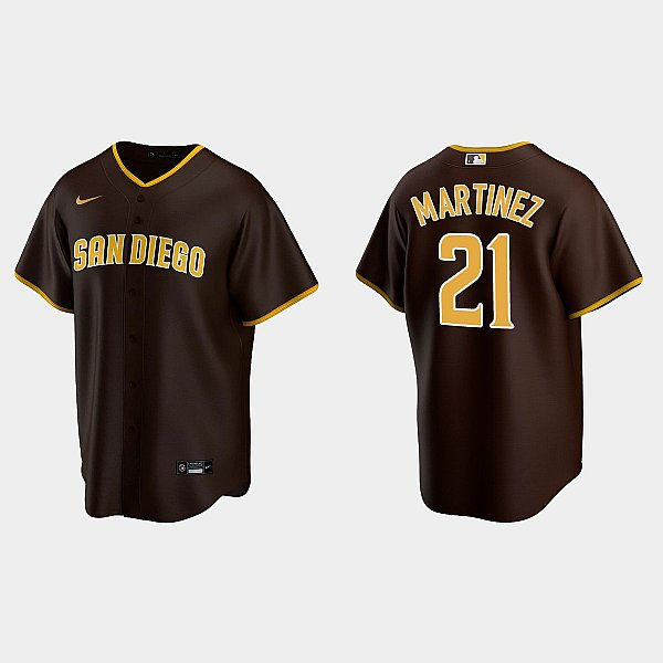 Youth San Diego Padres #21 Nick Martinez Brown Road Jersey