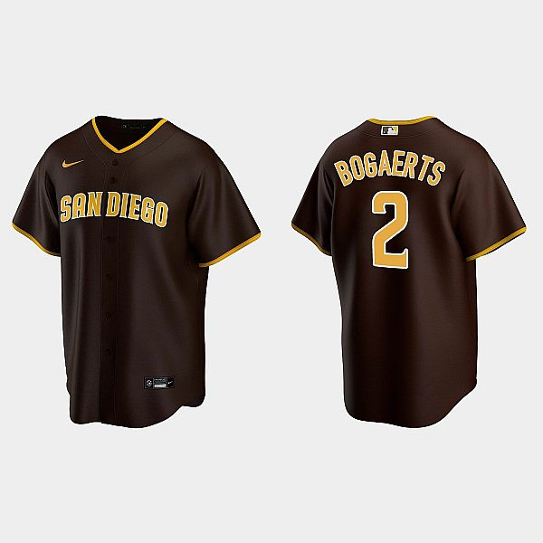 Youth San Diego Padres #2 Xander Bogaerts Brown Road Jersey