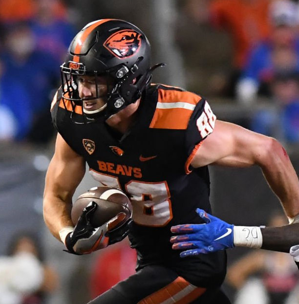 Mens Youth Oregon State Beavers #88 Luke Musgrave Black College Football Game Jersey