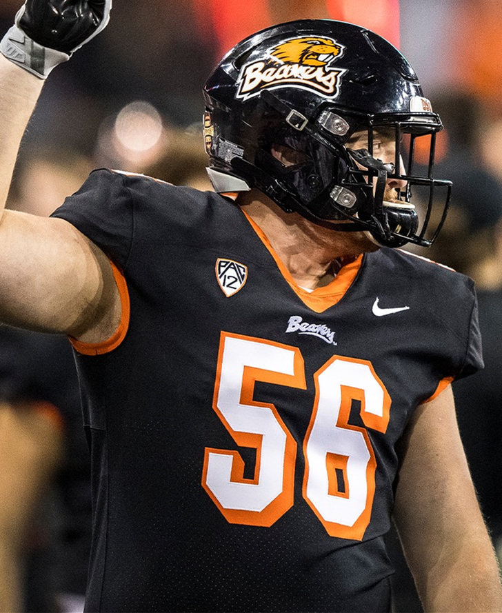 Mens Youth Oregon State Beavers #56 Isaac Seumalo College Football Retro Jersey Black