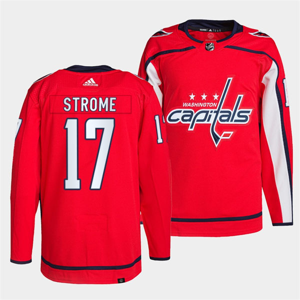 Men's Washington Capitals #17 Dylan Strome adidas Home Red Jersey