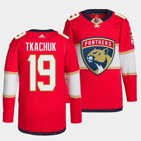 Men's Florida Panthers #19 Matthew Tkachuk adidas Red Home Primegreen Player Jersey