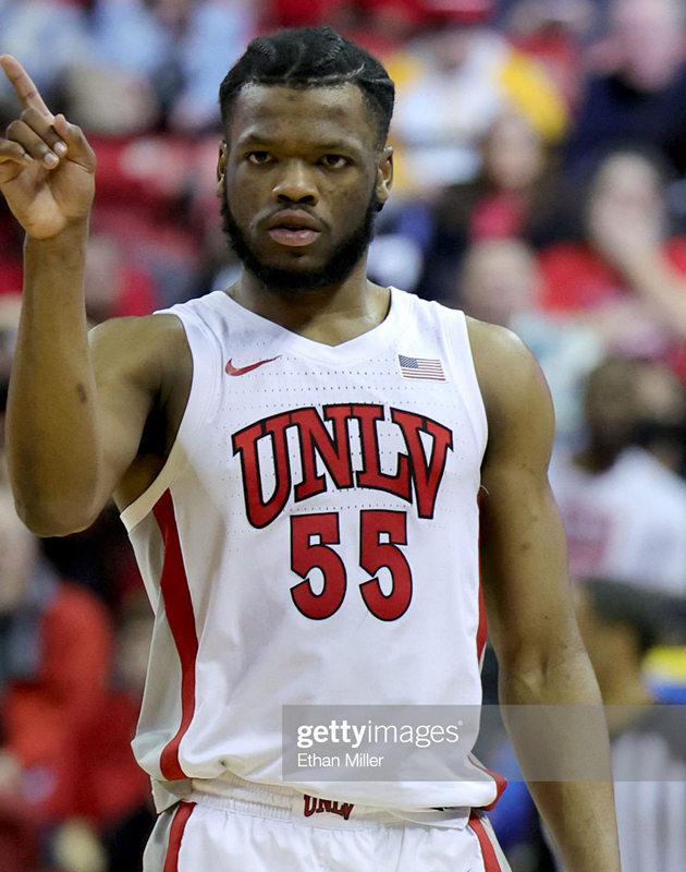 Mens Youth UNLV Runnin' Rebels #55 EJ Harkless Nike 2022-23 White Basketball Game Jersey