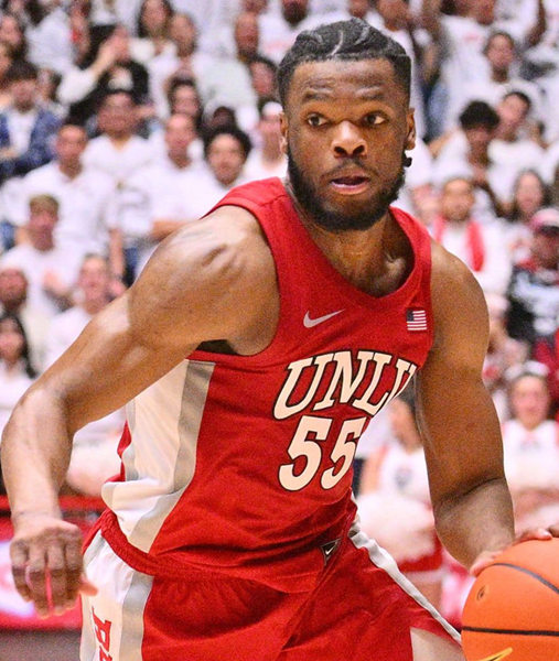 Mens Youth UNLV Runnin' Rebels #55 EJ Harkless Nike 2022-23 Red Basketball Game Jersey