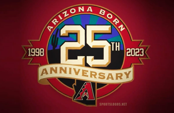 Arizona Diamondbacks 25TH Anniversary Patch