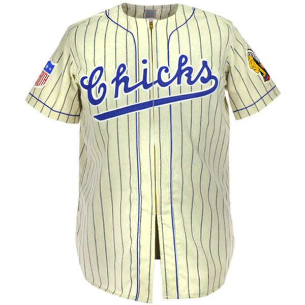 Mens Youth Memphis Chicks Custom Cream  Zipper vintage 1944 Home Jersey