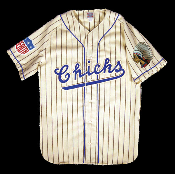 Mens Youth Memphis Chicks Custom Cream  Button vintage 1944 Home Jersey