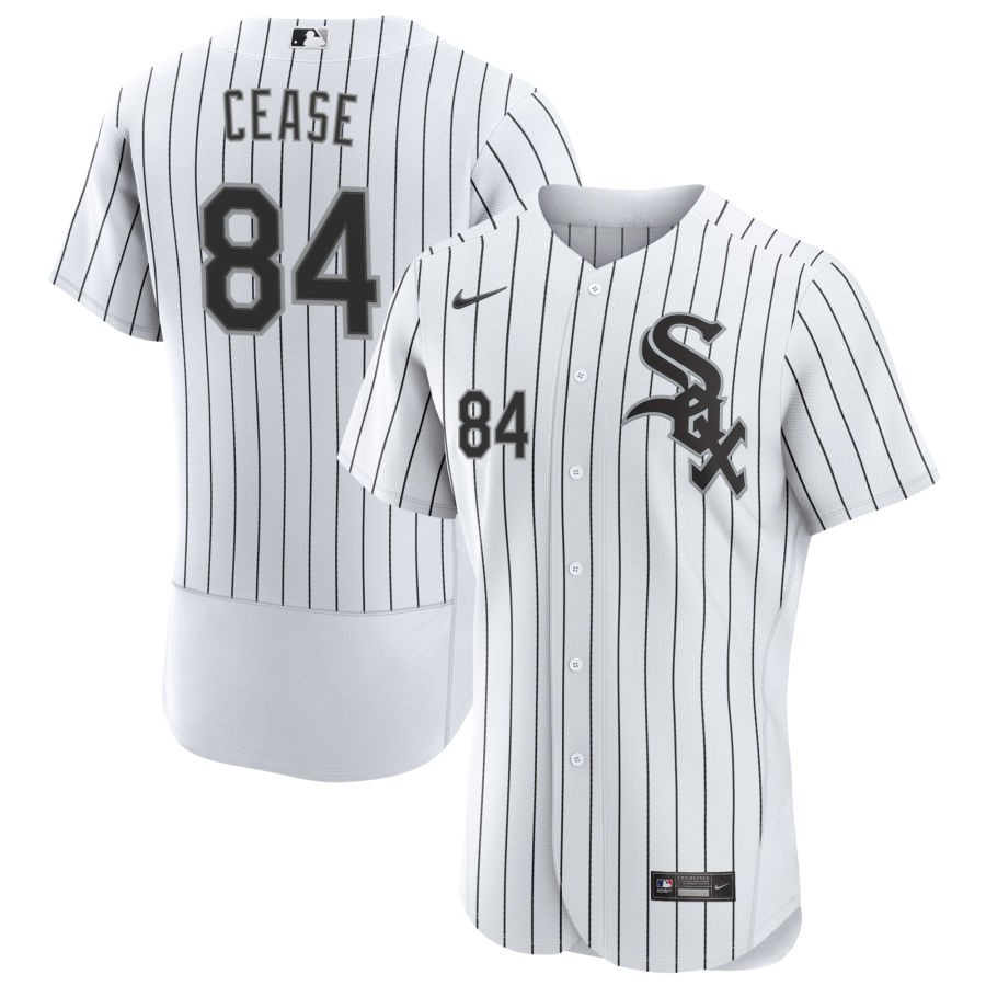 Mens Chicago White Sox #84 Dylan Cease White Home Flex Base Player Jersey