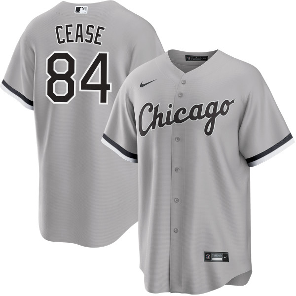 Youth Chicago White Sox #84 Dylan Cease Grey Away Jersey 