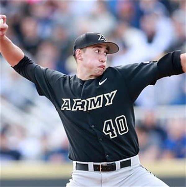 Men's Youth Army Black Knights Custom Nike Black Full Button College Baseball Game Jersey