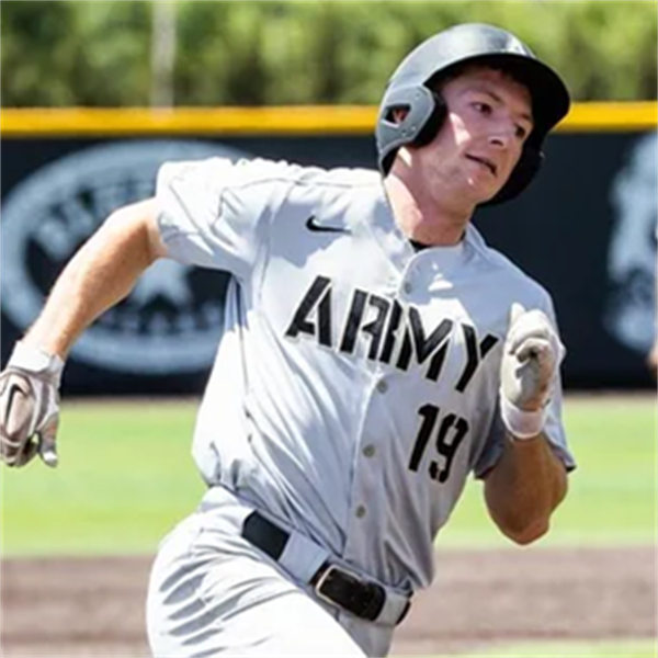 Men's Youth Army Black Knights Custom Nike Grey College Baseball Game Jersey