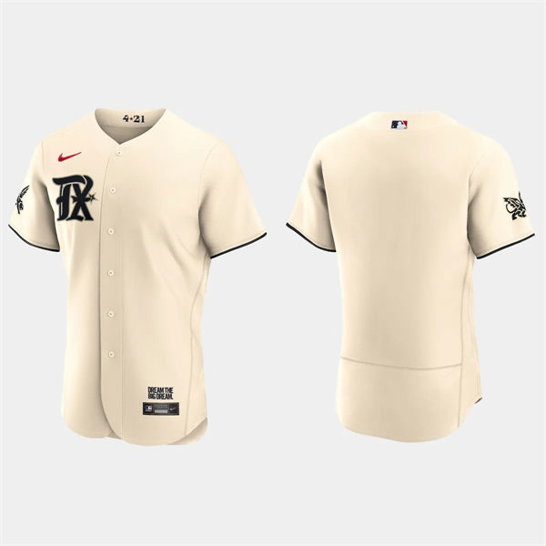 Mens Texas Rangers 2023 City Connect Team Jersey - Cream