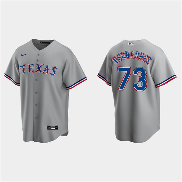 Mens Texas Rangers #22 Jon Gray Nike Grey Road Player Jersey