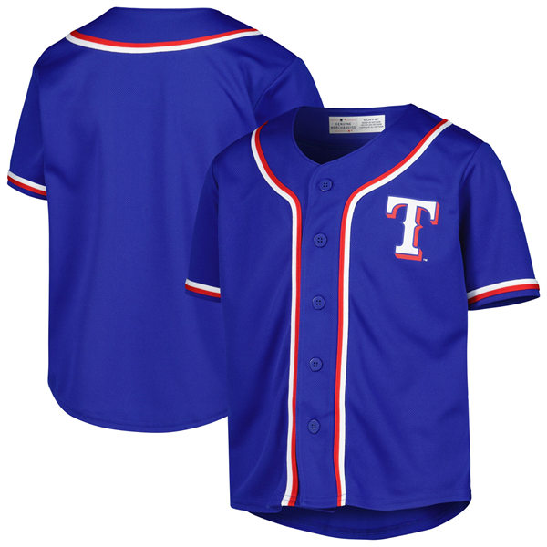 Mens Texas Rangers Blank Royal Limited Jersey