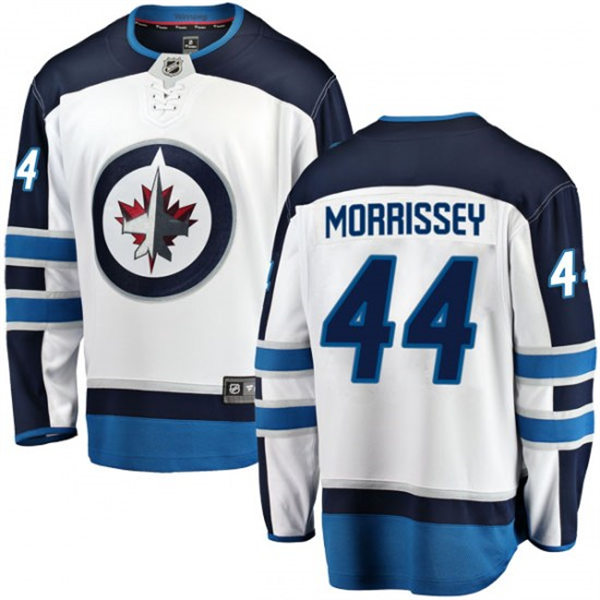 Men's Winnipeg Jets #44 Josh Morrissey adidas White Away Jersey