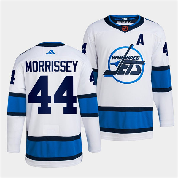 Men's Winnipeg Jets #44 Josh Morrissey White 2022-23 Reverse Retro Jersey