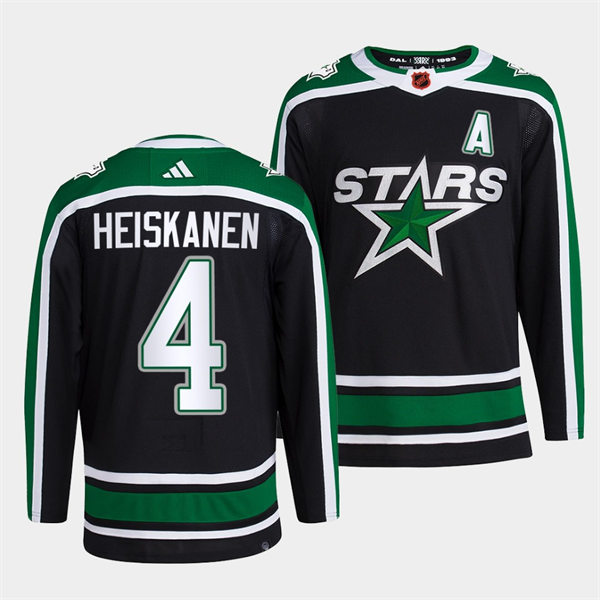 Men's Dallas Stars #4 Miro Heiskanen 2022 Reverse Retro Special Edition 2.0 Primegreen Jersey