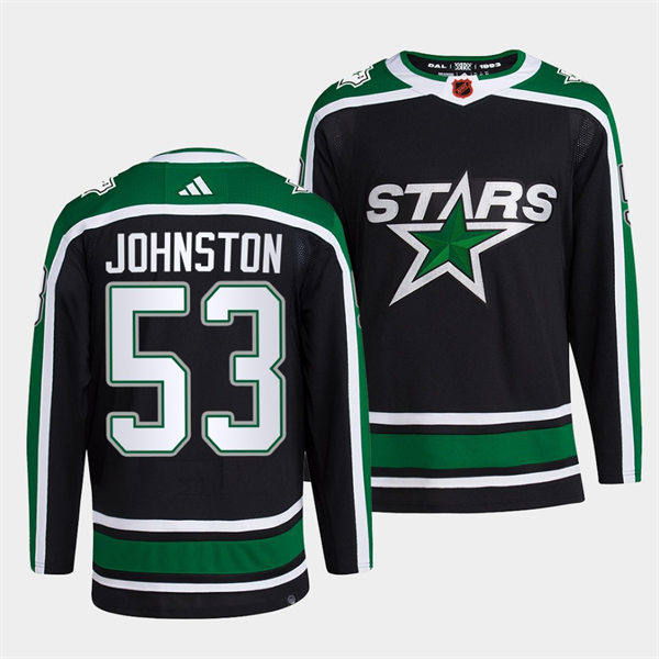 Men's Dallas Stars #53 Wyatt Johnston 2022 Reverse Retro Special Edition 2.0 Primegreen Jersey