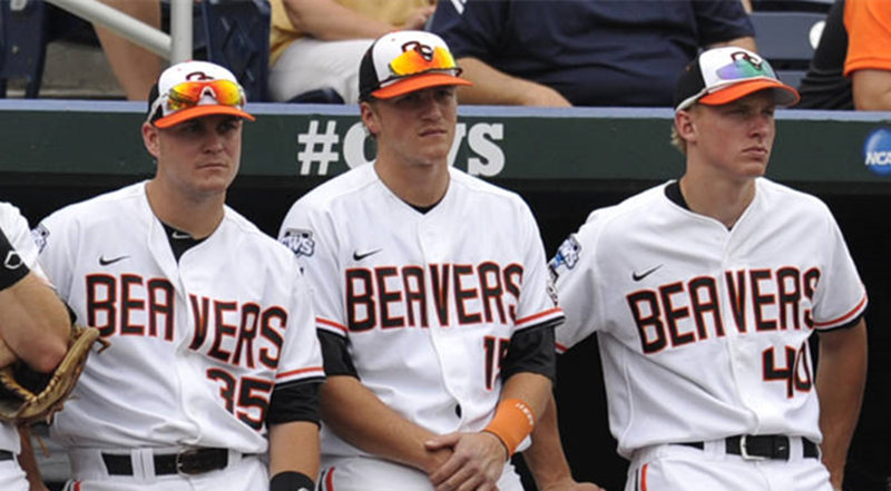 Mens Youth Oregon State Beavers Custom Nike 2013 White Baseball Jersey