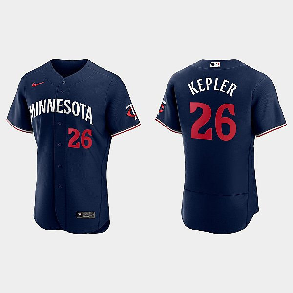 Mens Minnesota Twins #26 Max Kepler  Nike 2023 Navy Alternate Authentic Player Jersey