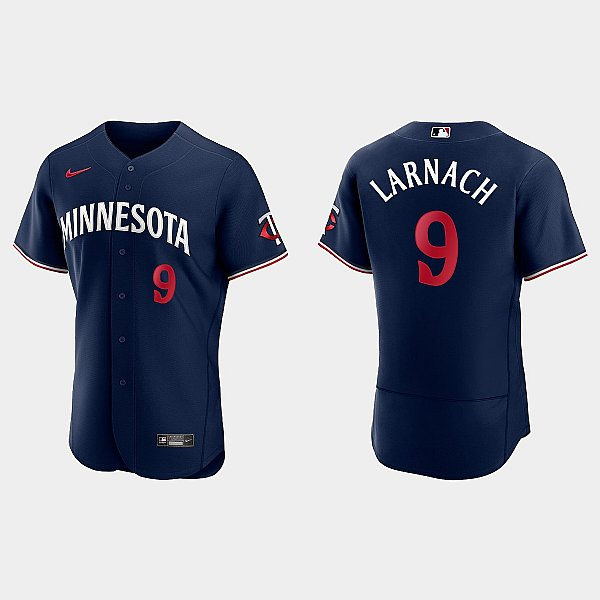 Mens Minnesota Twins #9 Trevor Larnach Nike 2023 Navy Alternate Authentic Player Jersey