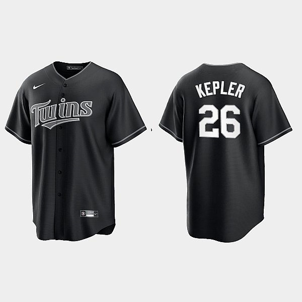 Mens Minnesota Twins #26 Max Kepler Nike Black Collection Jersey