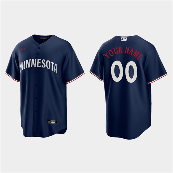 Mens Youth Minnesota Twins Custom Nike 2023 Powder Blue Alternate Replic Jersey 