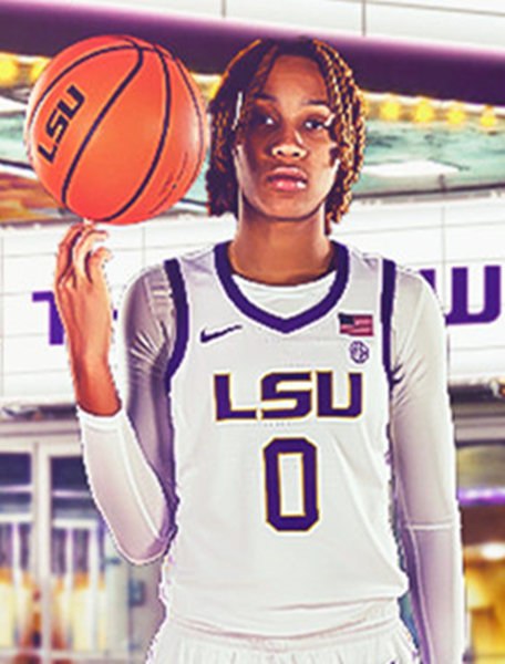 Womens LSU Tigers #0 LaDazhia Williams Basketball Game Jersey White