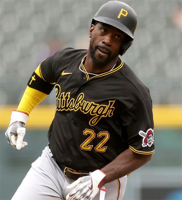 Mens Pittsburgh Pirates #22 Andrew McCutchen Nike Black Alternate 2nd Pittsburgh FlexBase Player Jersey