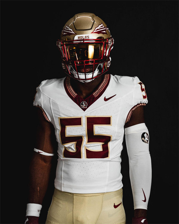Mens Youth Florida State Seminoles Custom Nike 2023 White College Football Game Jersey