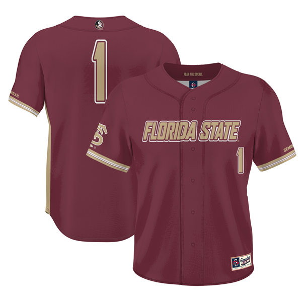 Mens Youth Florida State Seminoles Custom Nike 2023 Garne Baseball Limited Jersey