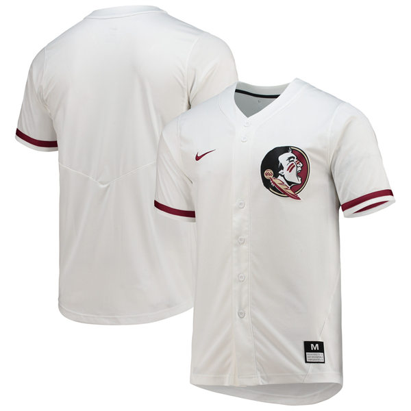 Mens Youth Florida State Seminoles Custom Nike 2023 White College Softball Jersey