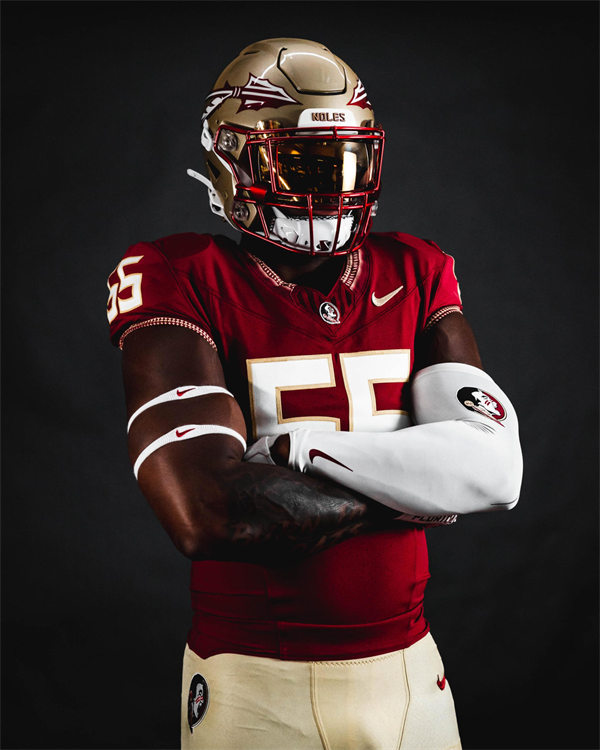 Mens Youth Florida State Seminoles Custom Nike 2023 Garnet College Football Game Jersey